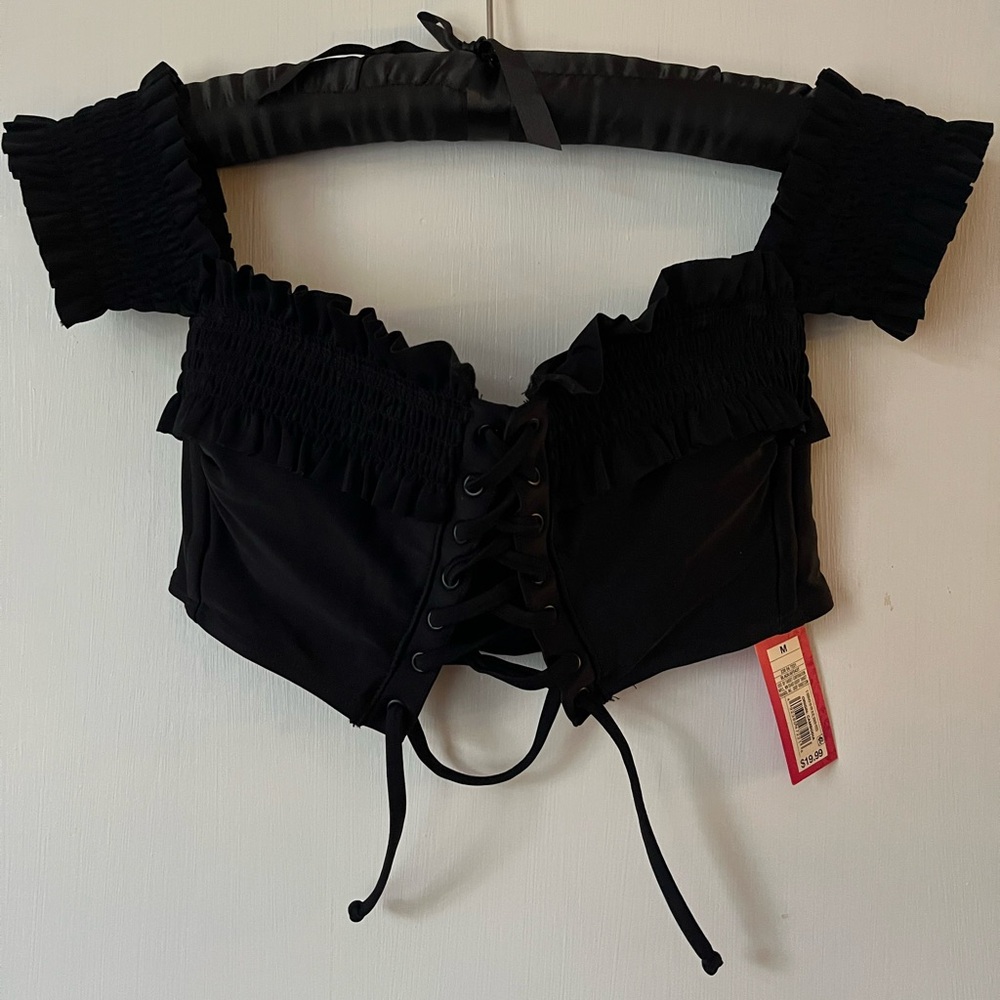Xhilaration Black Bikini Top